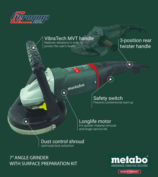 Metabo Grinder 7 inch