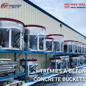 Mand B Mag - concrete buckets - Trémies béton